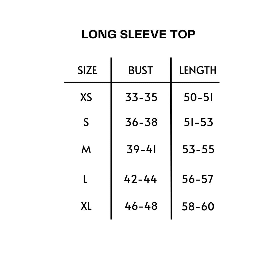 Black Long Sleeve Top