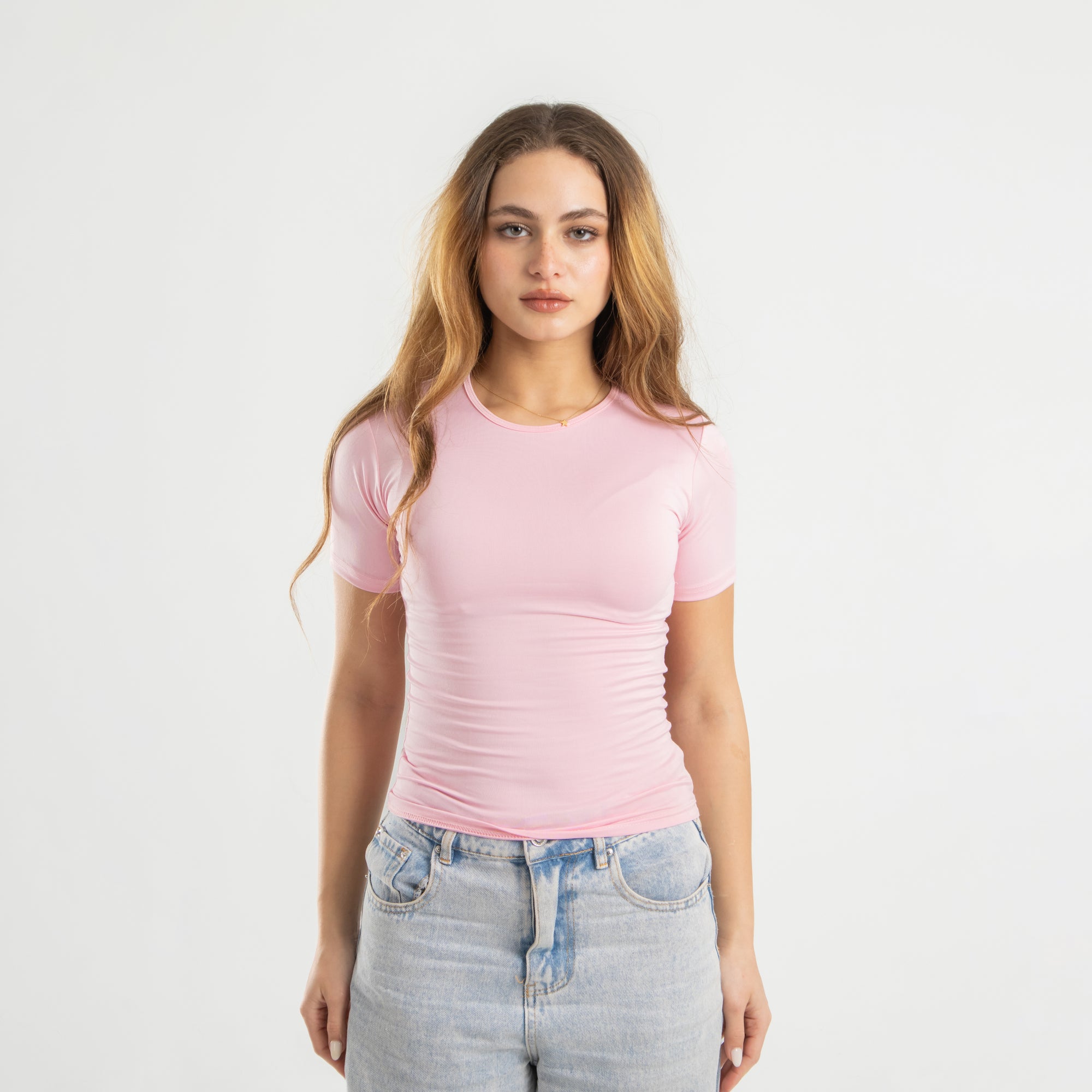Pink Short Sleeve Top