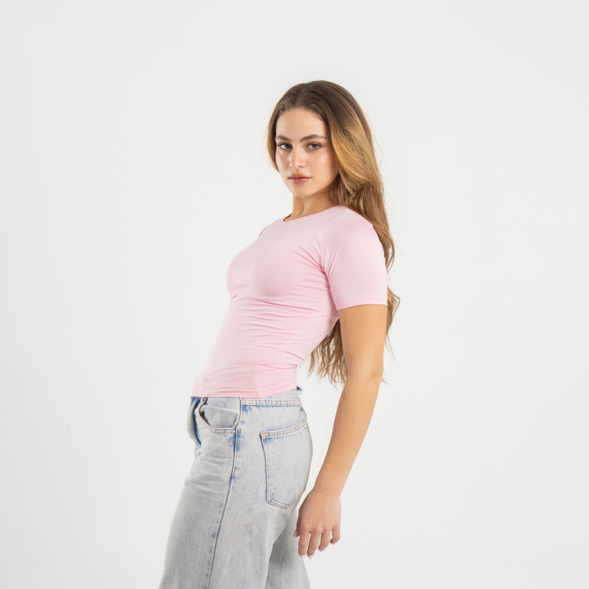 Pink Short Sleeve Top