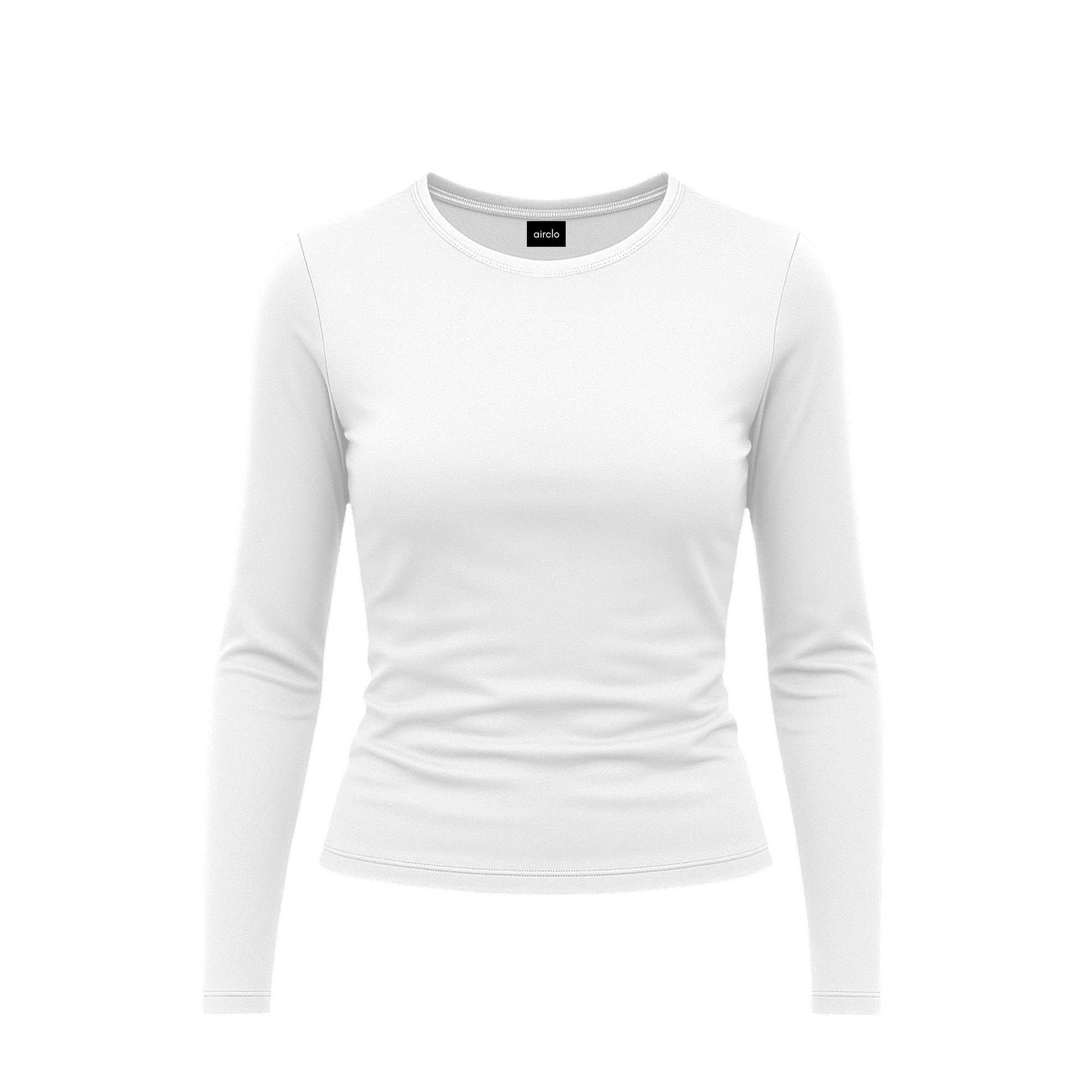 White Long Sleeve Top
