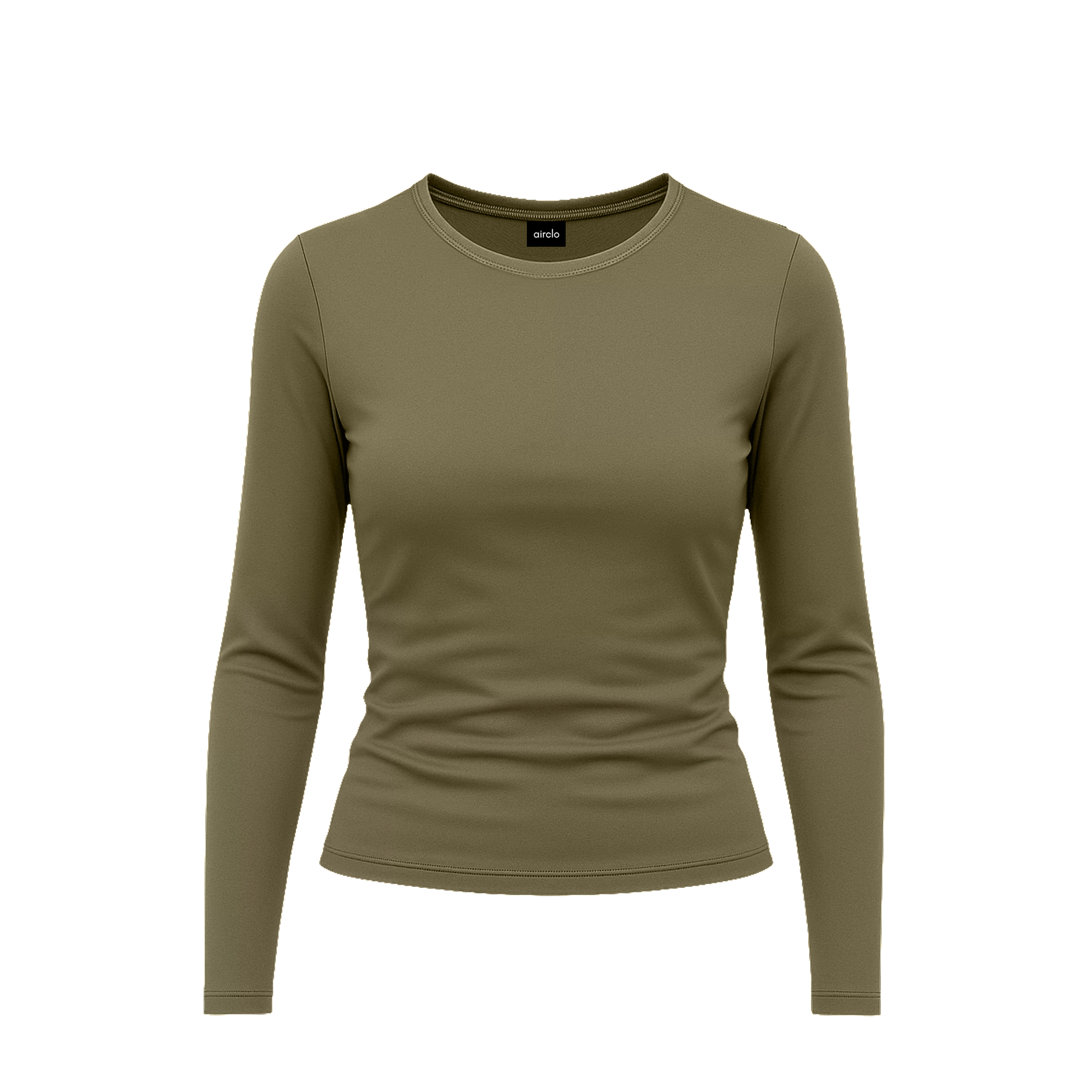Olive Long Sleeve Top