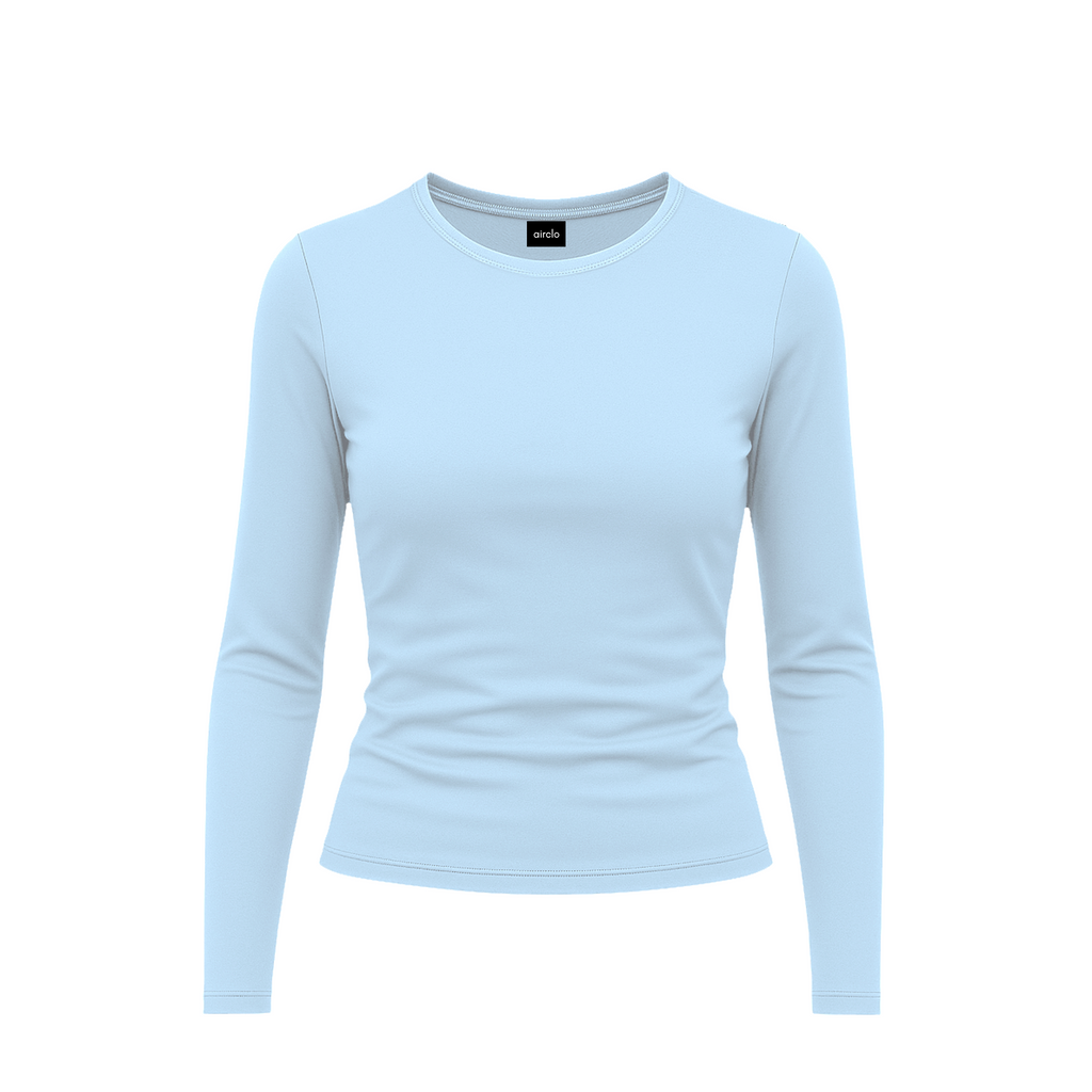 Sky Blue Long Sleeve Top