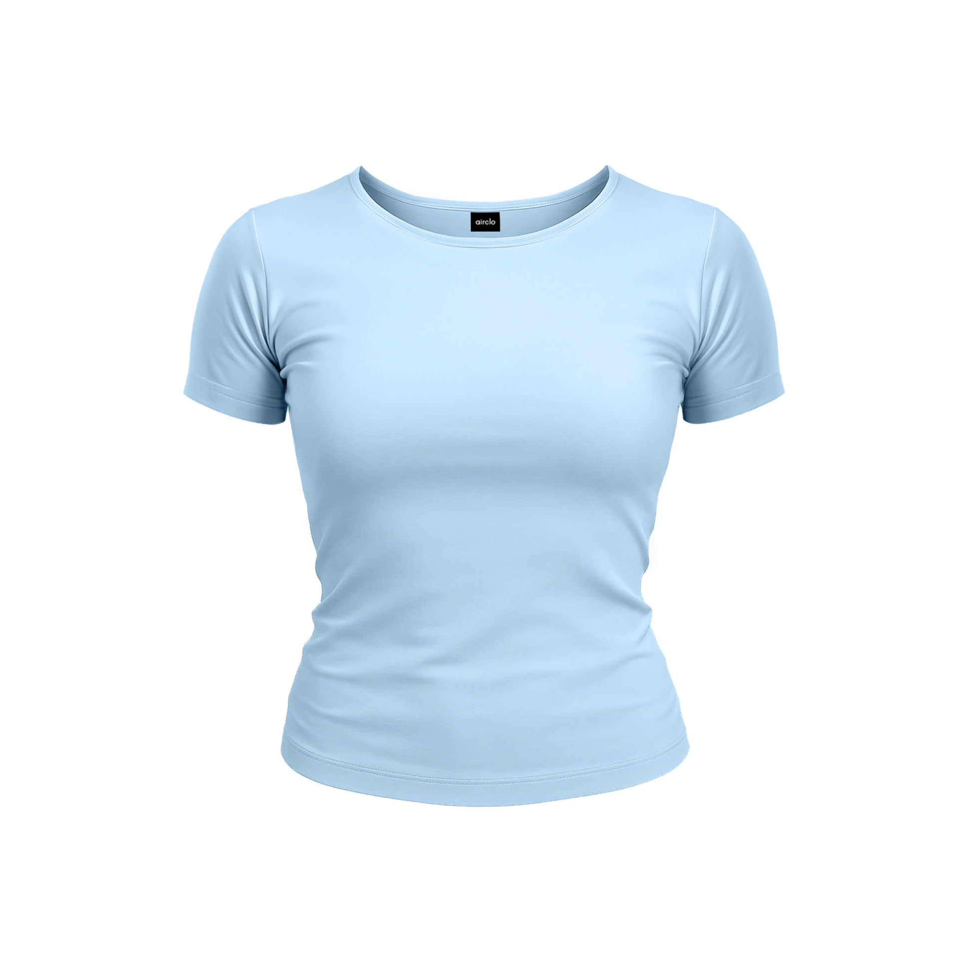 Sky Blue Short Sleeve Top