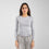 Light Grey Long Sleeve Top