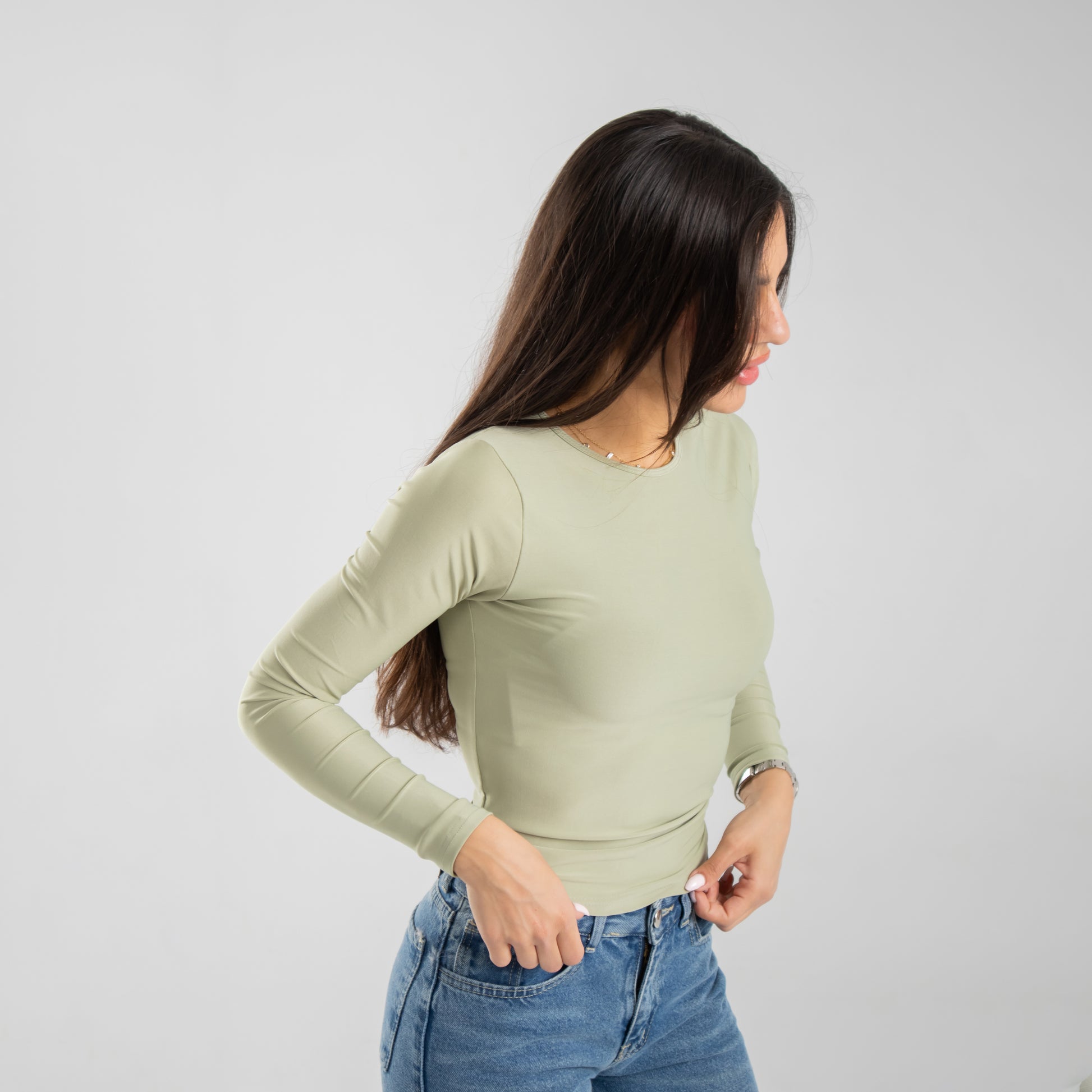 Matcha Long Sleeve Top