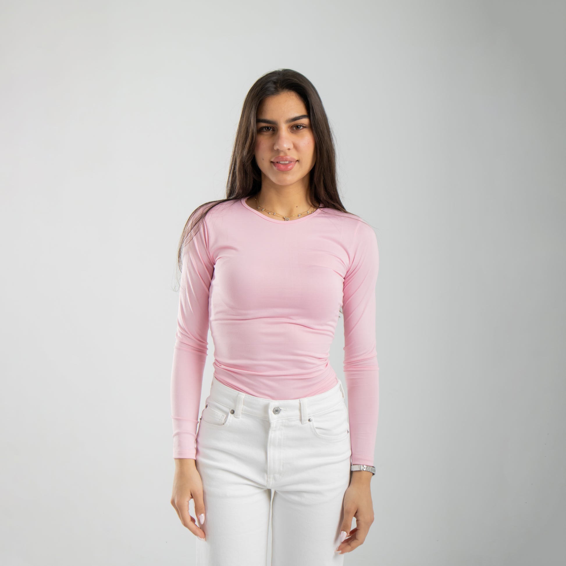 Pink Long Sleeve Top