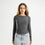Grey Long Sleeve Top