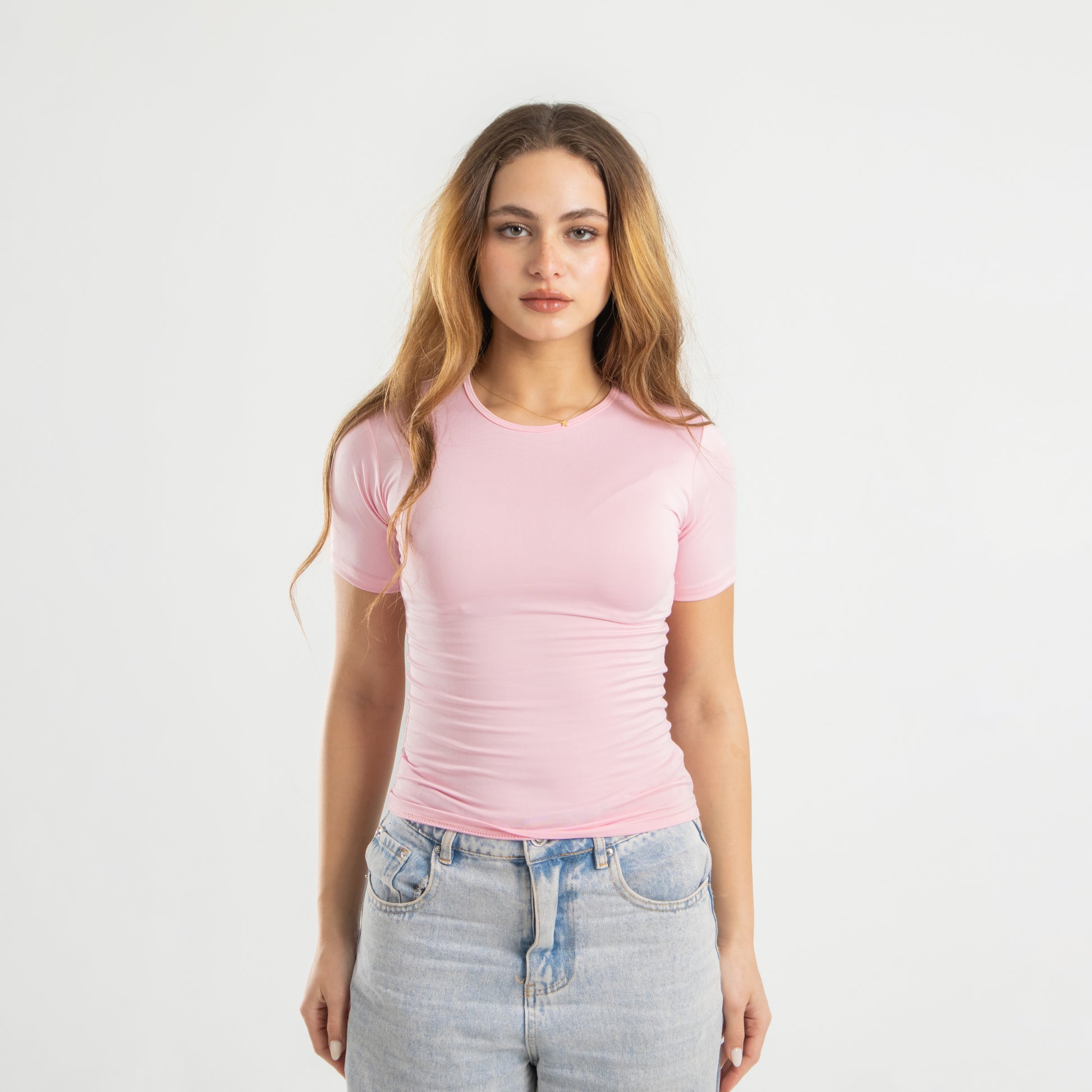 Pink Short Sleeve Top