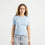 Sky Blue Short Sleeve Top
