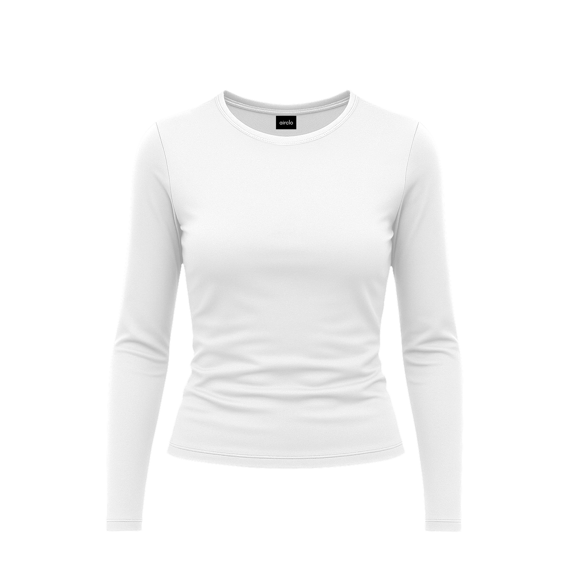 White Long Sleeve Top